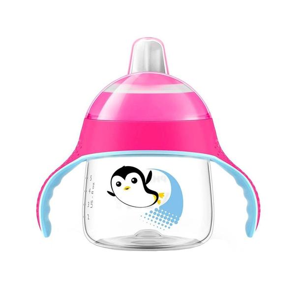 Copo Pinguim Rosa - BPA Free - 200ml - Philips Avent - Philips Avent