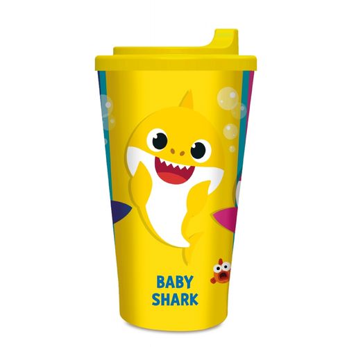 Tudo sobre 'Copo Plástico Infantil Baby Shark 300ml - Cromus'