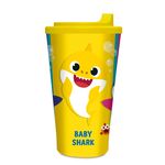 Copo Plástico Infantil Baby Shark 300ml - Cromus