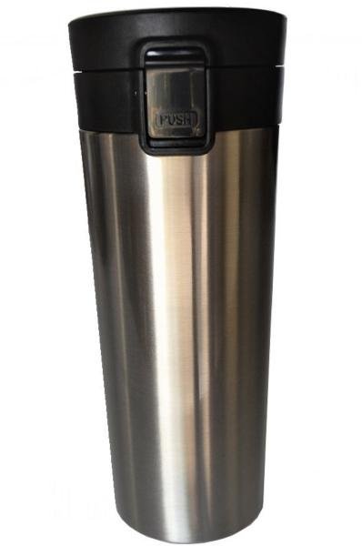 Copo Térmico Aço Inox Vácuo Caneca Café Garrafa 400ml Chá Cor: Prata - Home