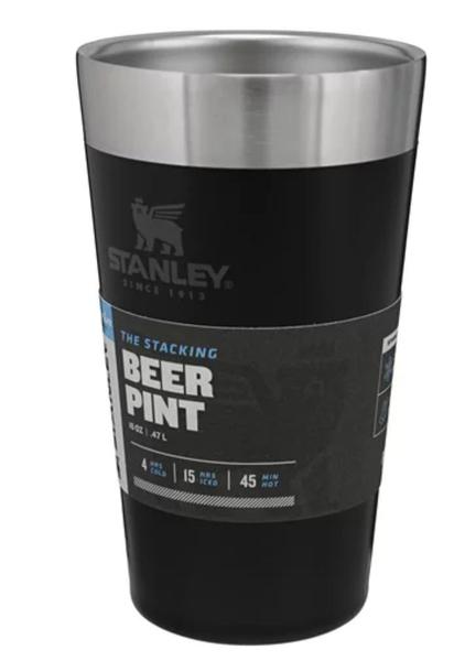Copo Termico de Cerveja Sem Tampa Matte Black 0.473l Stanley