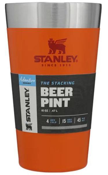 Copo Térmico de Cerveja Sem Tampa Orange 473Ml - Stanley
