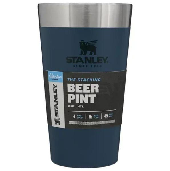 Copo Térmico de Cerveja Stanley 473Ml Sem Tampa Azul