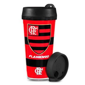 Copo Térmico Flamengo 500 Ml - PRETO