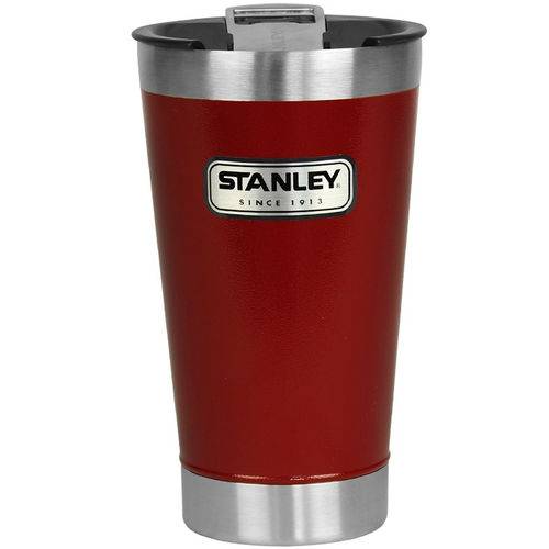 Copo Térmico Stanley para Cerveja Café Aço Inox com Abridor Vermelho