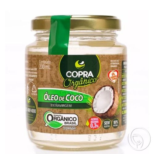 Copra - Óleo de Coco Extra Virgem Orgânico - 200ml