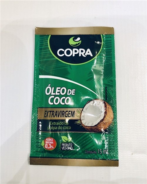 Copra Óleo de Coco Extravirgem 15Ml (Sachê)