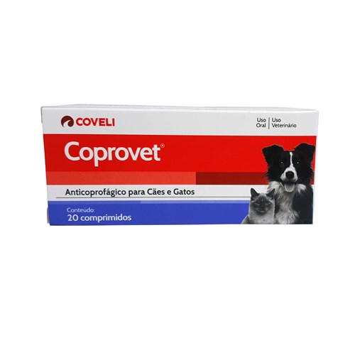 Coprovet 20 Comp Coveli Controle Coprofagia Cães