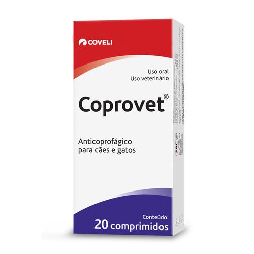 Coprovet 500 Mg com 20 Comprimidos