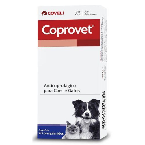 Coprovet Anticoprofágico com 20 Comprimidos - Coveli