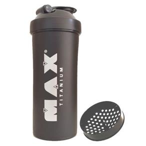 Coqueteleira 600ml Preta - Max Titanium