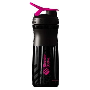 Coqueteleira Blender Bottle Preta/ Pink - 830ml