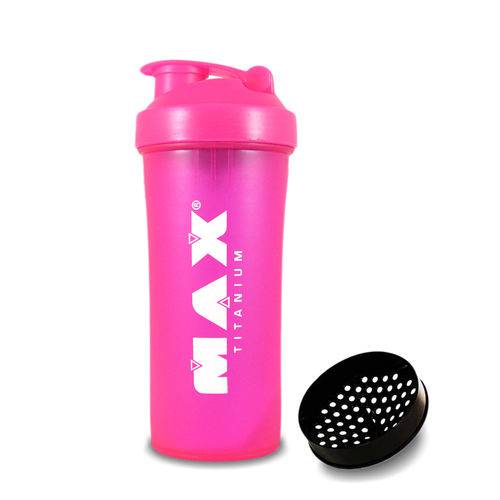 Coqueteleira Max Titanium 700ml Rosa