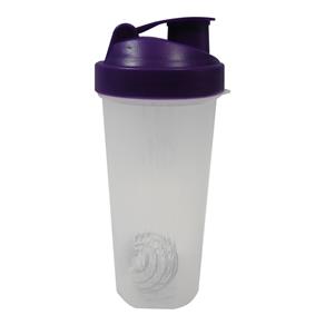 Coqueteleira Shake Academia com Mosquetão Roxo TS-1101 600ml