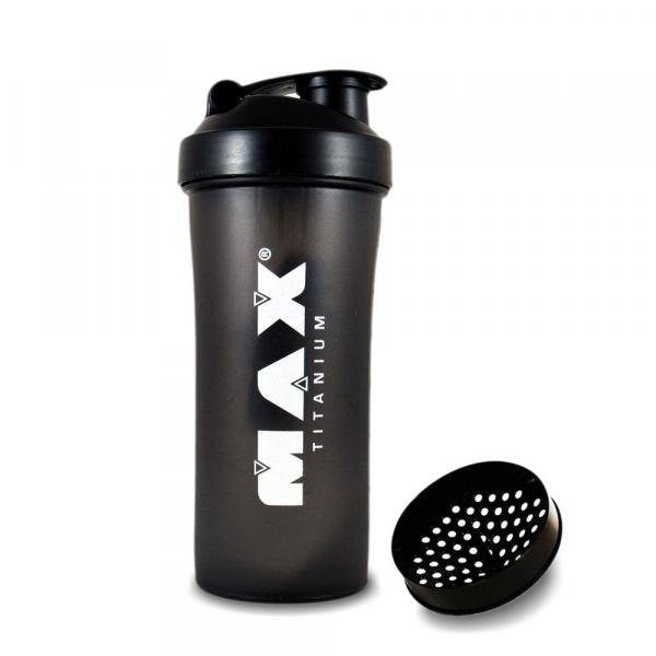 Coqueteleira Shaker Preta 700ml Max Titanium - Max Titanium