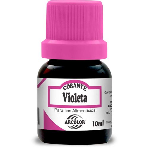 Corante Liquido Violeta 10ml.