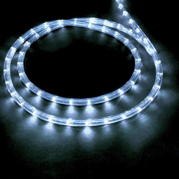 Corda Luminosa LED 13mm 127V 2 Fios 44m Taschibra Branco