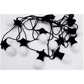 Cordão Luminoso Taschibra Emborrachado 100 Cipro com LED - Preto