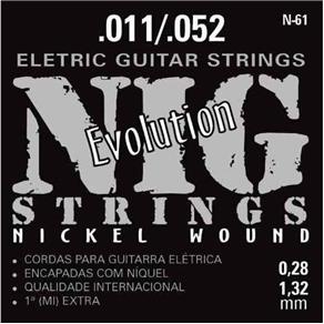 Cordas / Encordoamento Nig N61 Guitarra - .011 - .052