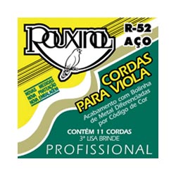 Cordas P/ Viola C/ Bolinhas R-52 C/ 11 Unid. - Rouxinol