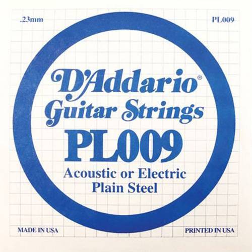 Cordas para Guitarra D`addario Pl009 Mi