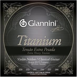 Cordas Violão Nylon Giannini Titanium Extra Pesada GENWXTA
