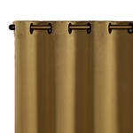 Cortina Blackout Corta Luz 70 % Tecido 2,80 x 2,30 - Dourado