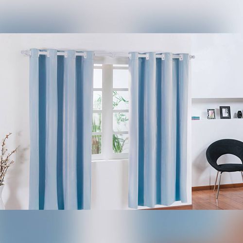 Cortina Blackout Corta Luz 2m X 2,80m Azul de PVC