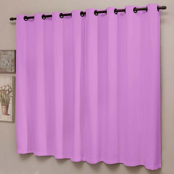 Cortina Blackout Liso Pink 180x200 Sultan