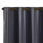 Cortina Blackout PVC corta 100 % a luz 2,80 m x 1,60 m Prata