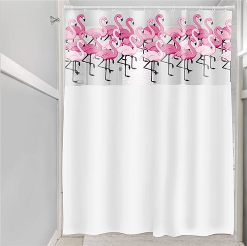 Tudo sobre 'Cortina de Box Polietileno Visor Flamingo 1,35x2,00m Plast-Leo'