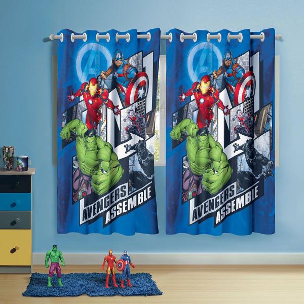 Cortina Infantil Avengers Vingadores 2,00 X 1,80 Lepper