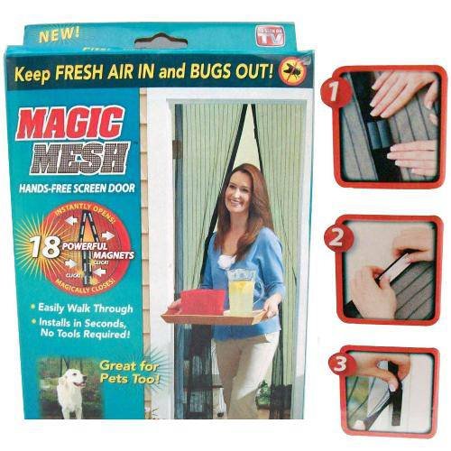 Cortina Mosquiteiro Tela Protetora para Insetos Mosquito Magic Mesh (BSL-MOSQ-1)
