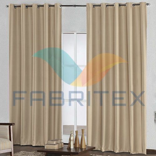 Cortina Oxford Avelã para Sala/Quarto 300x250 Ilhós Cromada - FABRITEX ENXOVAIS