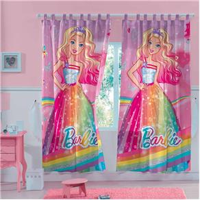 Cortina para Varão Barbie Reino do Arco-Íris 150m X 180m Lepper