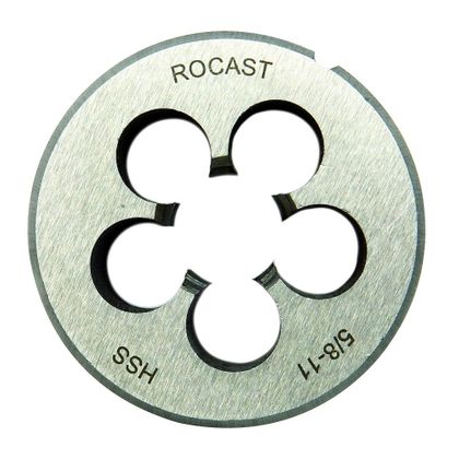 Cossinete Manual Aço Rápido (HSS) Rosca Métrica Grossa - M - M24 X 3 - Ref. 223 B Rocast 13,0017
