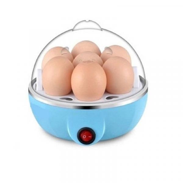 Cozedor de Ovos Eletrico Multi Funções Cozinhar a Vapor Egg 110v Cooker Azul - Dc Importação