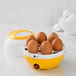Tudo sobre 'Cozedor Multi Funções Egg Cooker Fun Kitchen Amarelo com 2 Anos de Garantia'