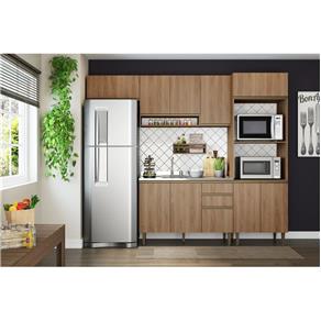 Cozinha Compacta 4 Peças com Basculante 9002 Cook - MARROM