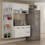 Cozinha Compacta 4 Peças Esmeralda – Branco – Salleto