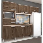 Cozinha Compacta Brizz B107 com 7 Portas 2 Gavetas - Henn