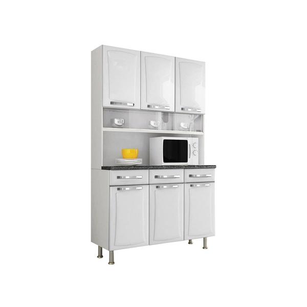 Cozinha Compacta Itanew Aço 6 Portas 3 Gavetas Branco - Itatiaia