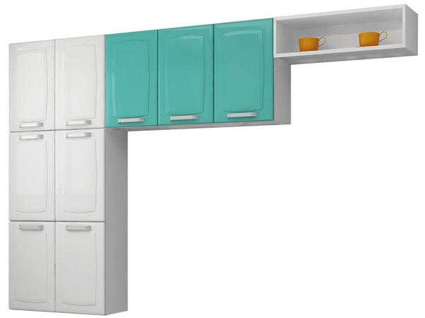 Cozinha Compacta Itatiaia Luce 9 Portas - Aço