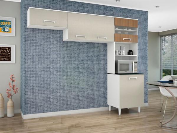 Cozinha Compacta Madine Móveis Lorena - 5 Portas