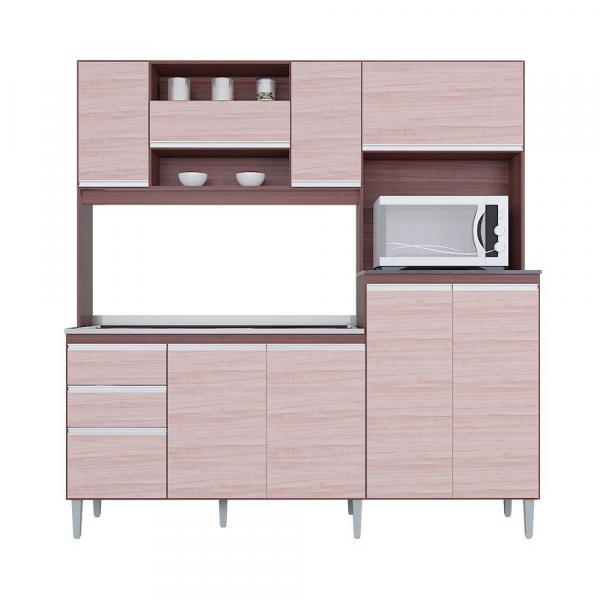 Cozinha Compacta Mirela 9 Portas 2 Gavetas Poquema A491 A491.32
