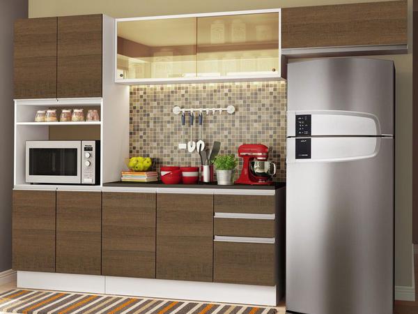 Cozinha Completa Madesa Smart Plus GRGM270002 - com Balcão 10 Portas