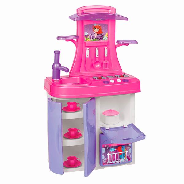 Cozinha de Brinquedo Completa Meg Magic Toys
