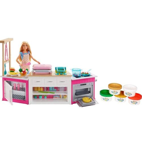 Cozinha Infantil Barbie Cozinha dos Sonhos Luxo Mattel