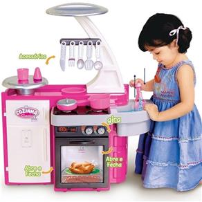 Cozinha Infantil Classic com Fogão, Pia e Armário - Cotiplás