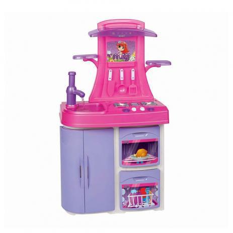 Cozinha Infantil Versatil Rosa Magic Toys